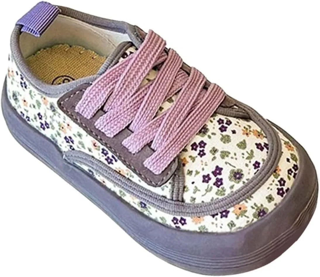 Детские кеды на скользящей подошве с принтом Boy and Girl Slip On Sneakers, Purple