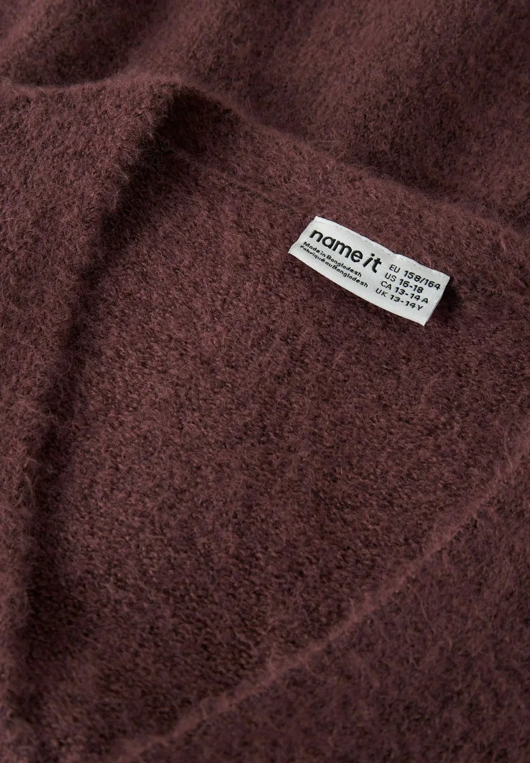 Nkfolina ls knit card noos - cardigan Name It, Wild Ginger — фото 3