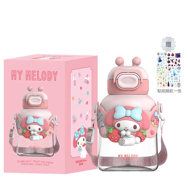 Детская кружка с принтом Cinnamoroll Sanrio, 600 мл, с наклейкой, Cinnamoroll, Sanrio, White — фото 4