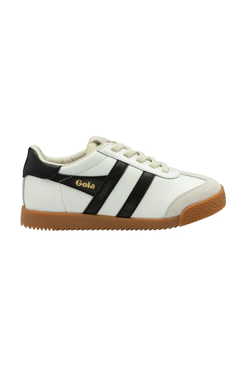 Детские кожаные кроссовки Elan Gola Classics, White — фото 2