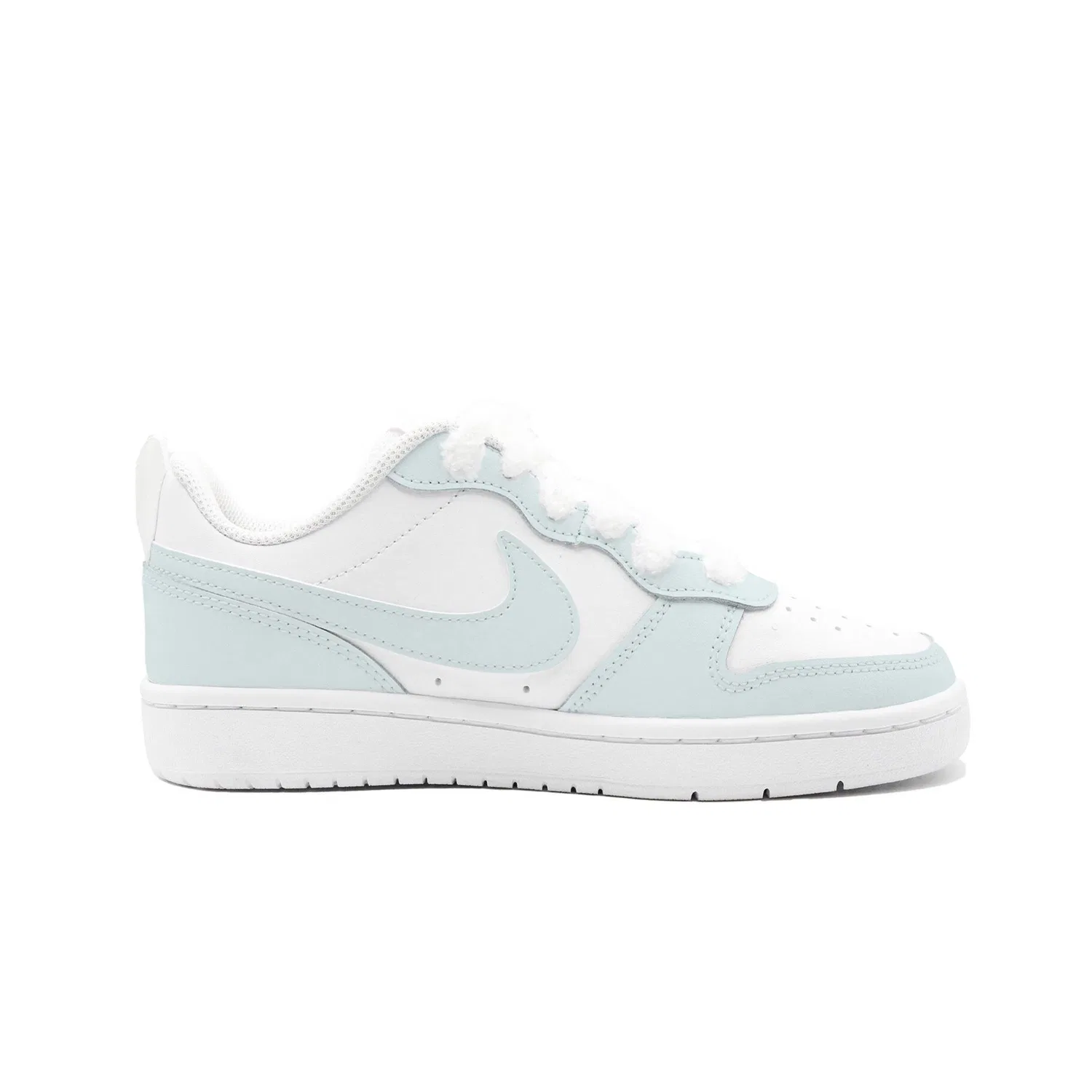 Кроссовки детские для скейтбординга Court Borough 2, Nike, Ice Blue — фото 3