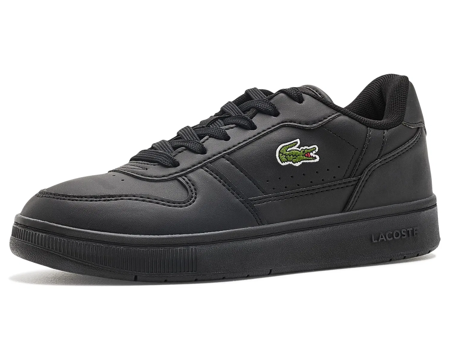 Кроссовки с Т-образными зажимами (для маленьких и больших детей) Lacoste Kids, Black