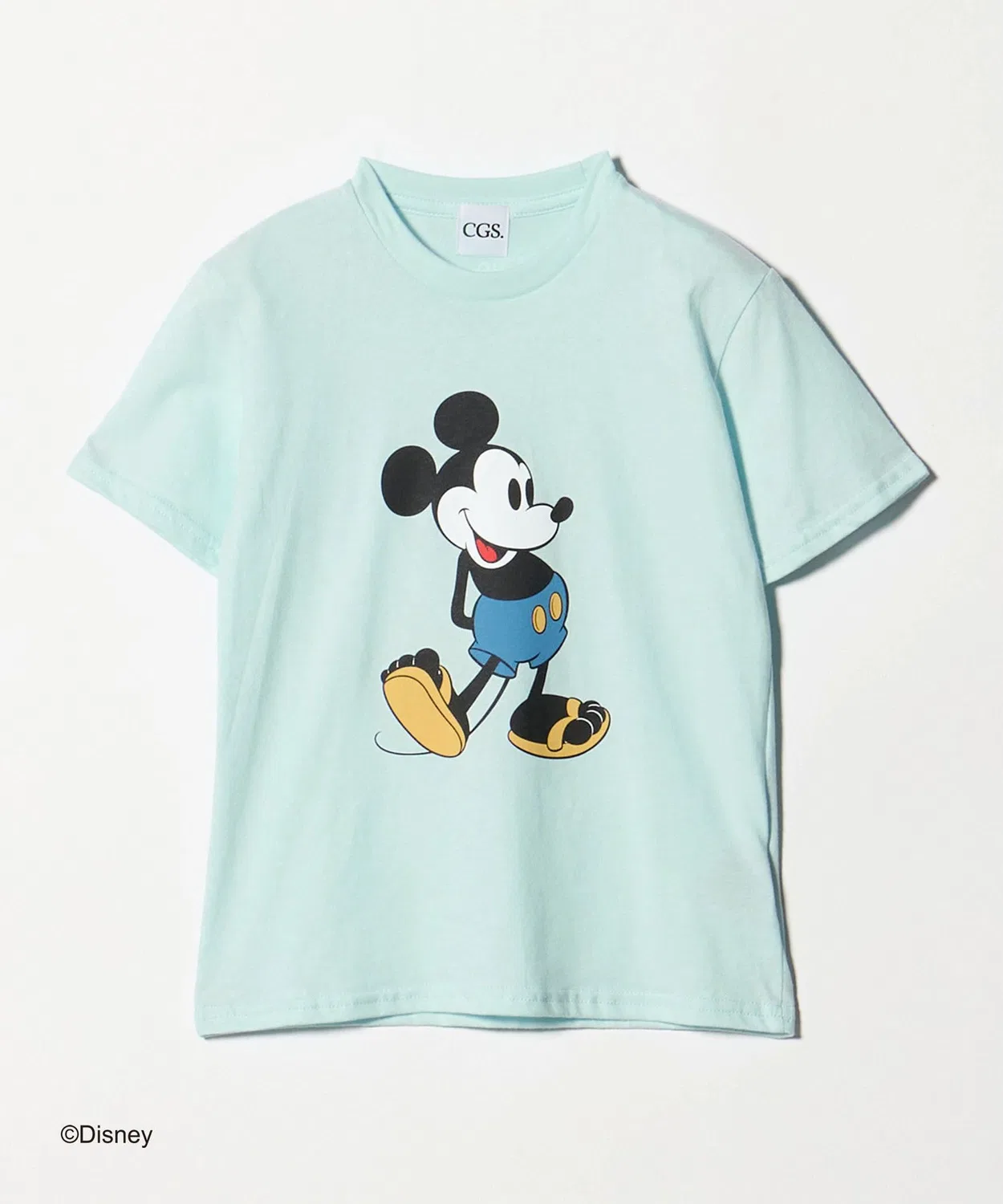Детская футболка с принтом CGS Mickey Kids Pri Tee California General Store, Light Blue