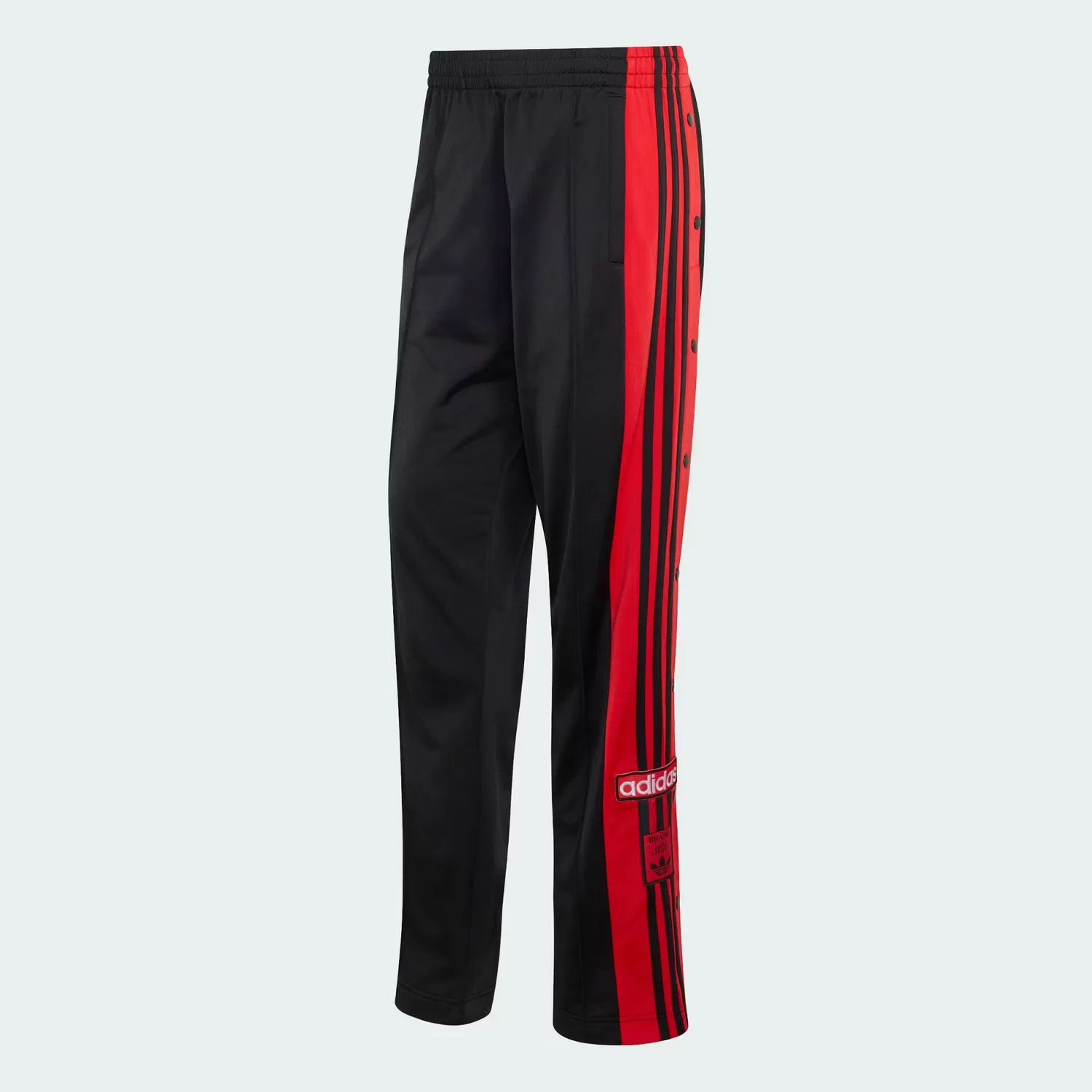 Женские спортивные брюки свободного кроя Adibreak adidas Originals, черный/ярко-красный — фото 4