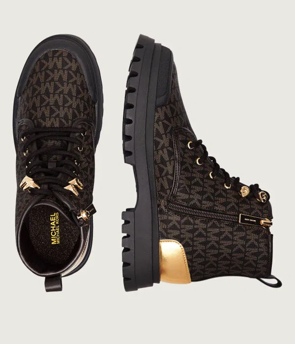 Детские сапоги-челси для девочек из искусственной кожи Payton Michael Kors Kids, коричневый — фото 4