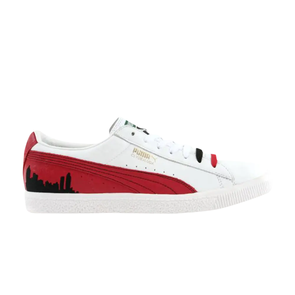 

Кроссовки Ludacris Clyde Stitch Puma, белый