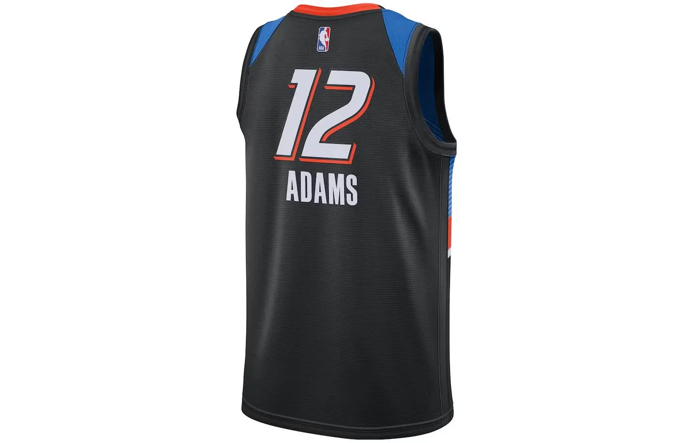 Джерси баскетбольное с принтом Oklahoma City Thunder Steven Adams 12 Nike, разноцветный — фото 2