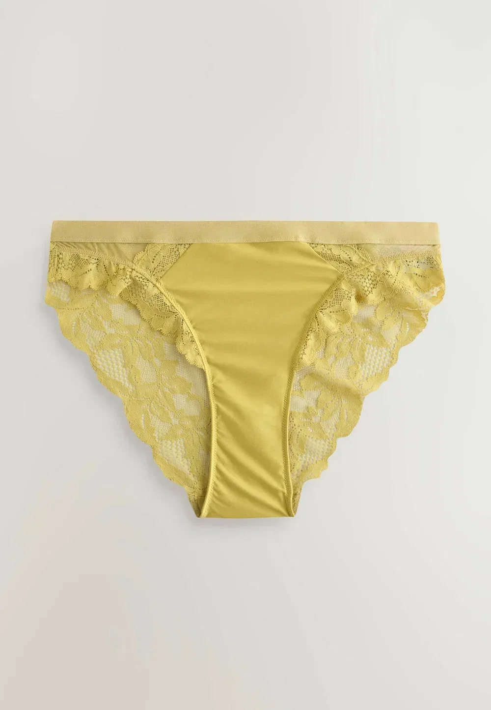 Трусики стандартного кроя, комплект из 3 штук Next, Tulip Print Green Cream — фото 2