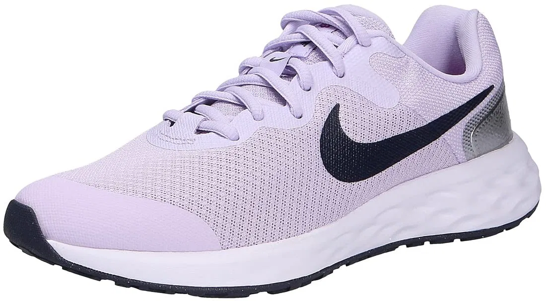 Детские кроссовки для мальчиков с шнуровкой Revolution 6 NIKE, Purple