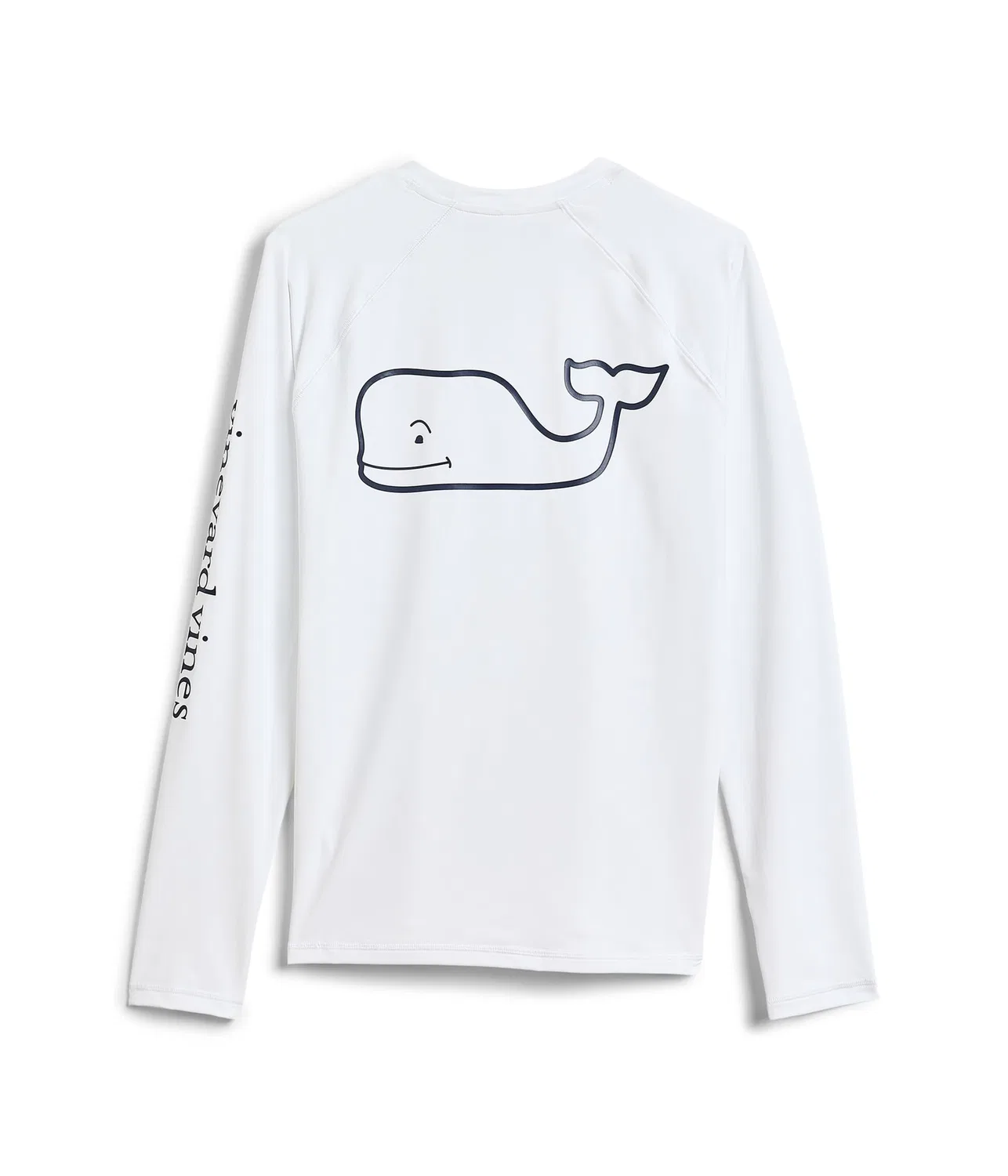 Рашгард с регланом Raglan Rashguard (для малышей, маленьких и больших детей) Vineyard Vines Kids, White Cap — фото 2