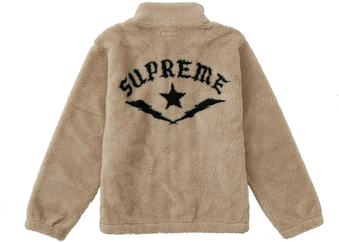 Мужская куртка из флиса с принтом Star Supreme, Natural