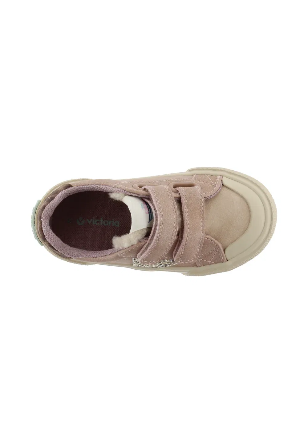 Детские кроссовки Tribu 1065202 Victoria Shoes, Nude — фото 3