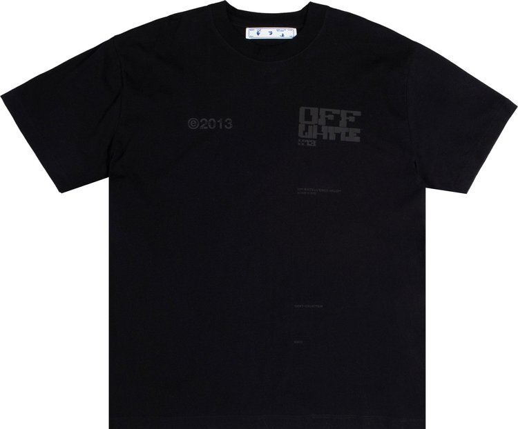 

Футболка Off-White Tech Marker Short-Sleeve Over Tee 'Black/White', черный