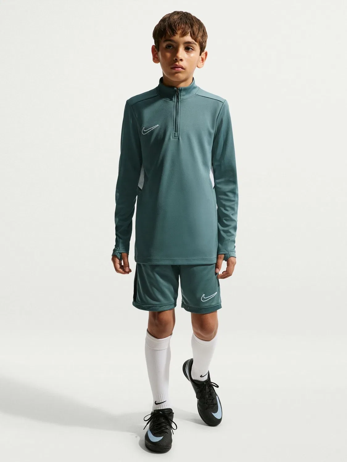 Футболка с длинным рукавом Nike Academy Dri-FIT, Mineral Slate — фото 4