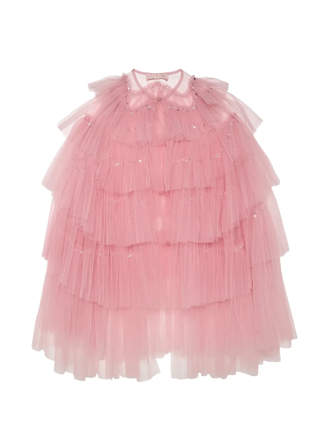 Кейп с пайетками Tutu Du Monde, розовый