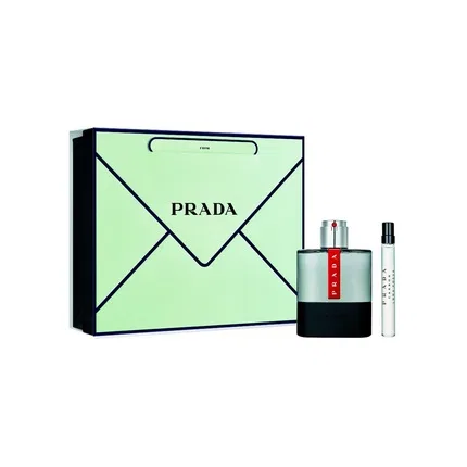Набор парфюмерный Prada Luna Rossa Carbon, 100 мл + 10 мл