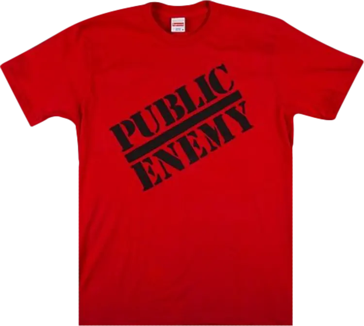 Футболка Supreme x Undercover x Public Enemy Blow Your Mind T-Shirt 'Red', красный — фото 2