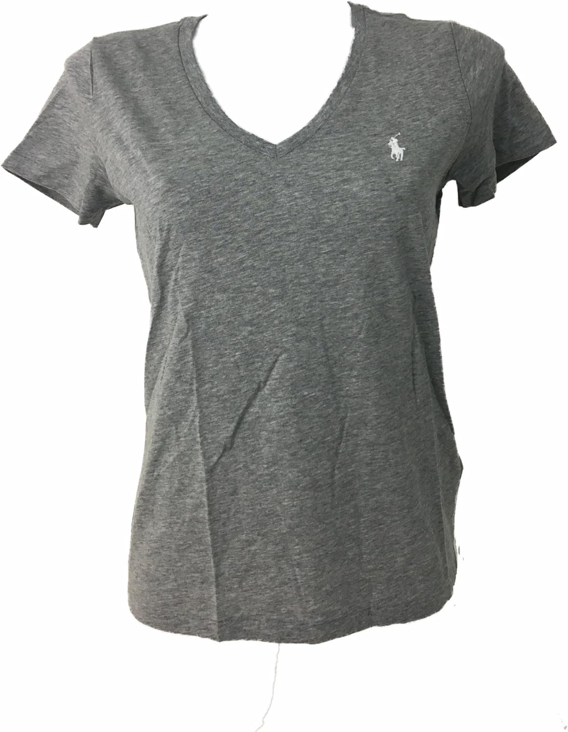 

Polo RL женская футболка с V-образным вырезом и пони POLO RALPH LAUREN, Gray