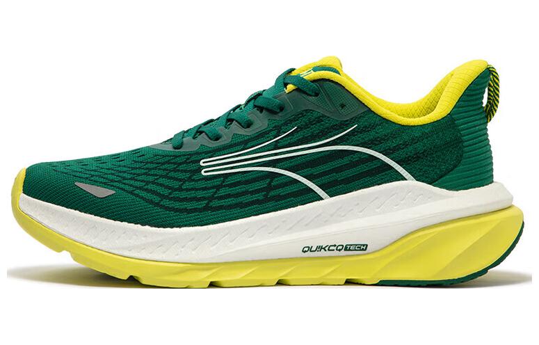 

361° Амортизирующие износостойкие низкие кроссовки для бега, мужские, зеленые