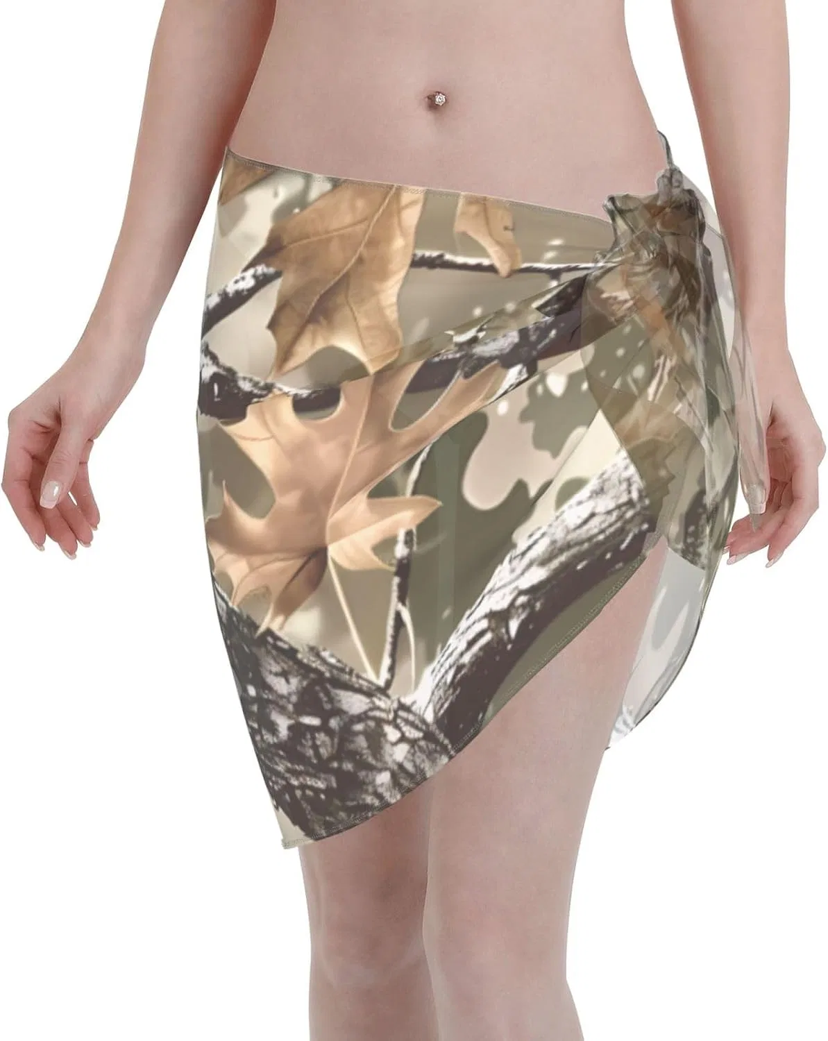 Женская пляжная накидка с бабочками, Camo 2