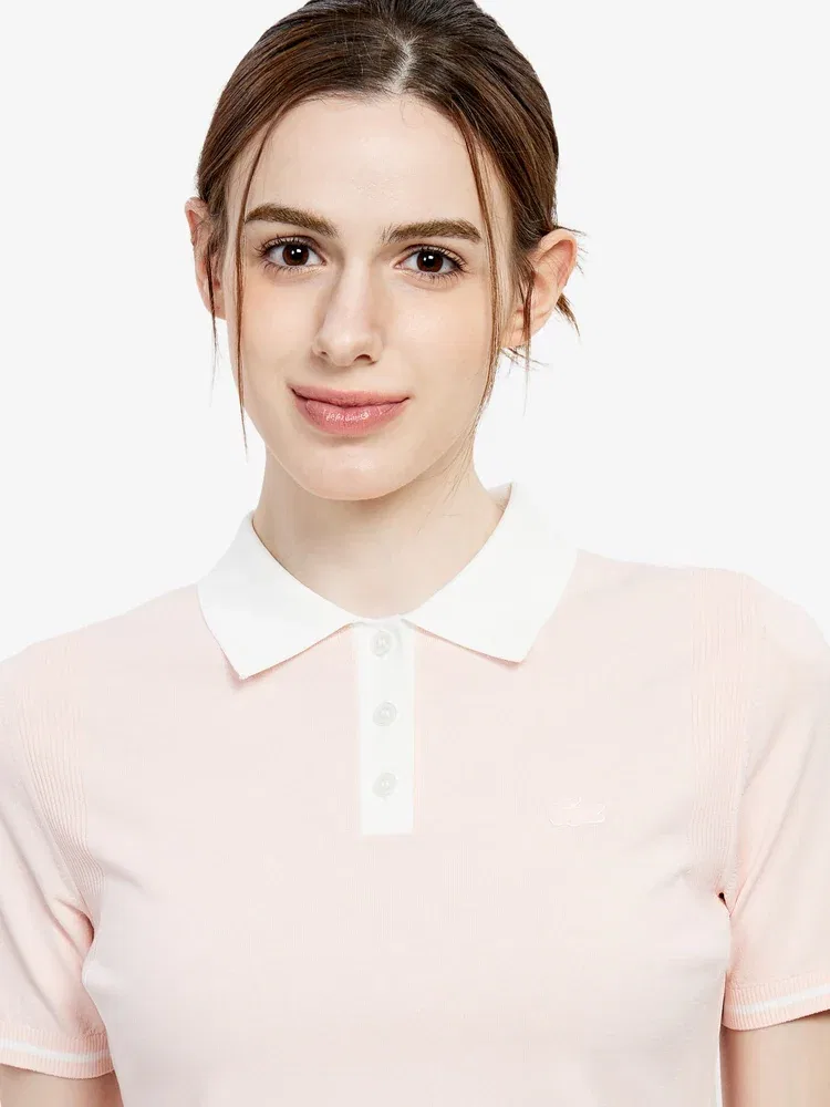 Свитер Polo Basic LACOSTE, Розовый — фото 2