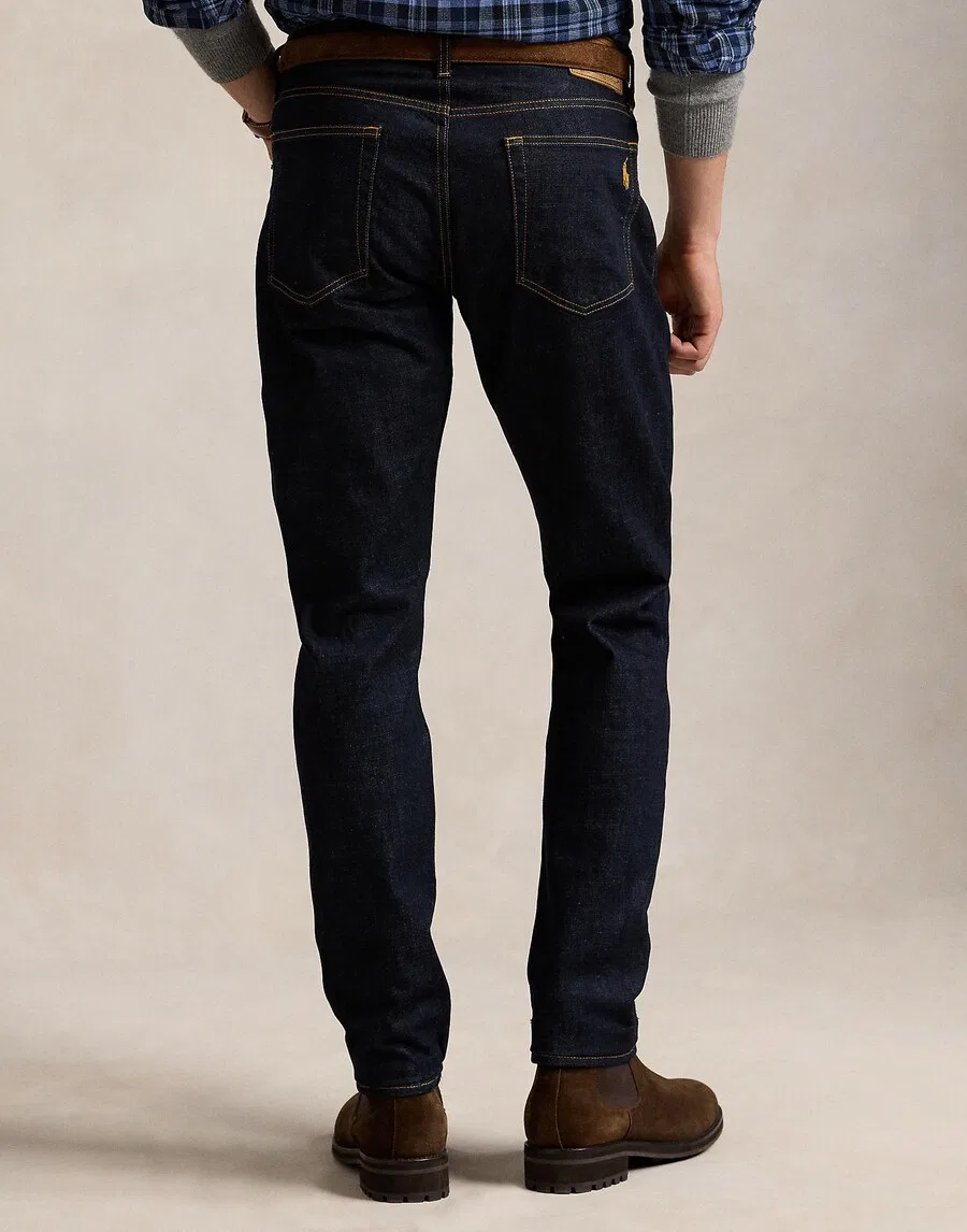 Зауженные джинсы Polo Ralph Lauren 'PARKSIDE' в цвете Night Blue — фото 3