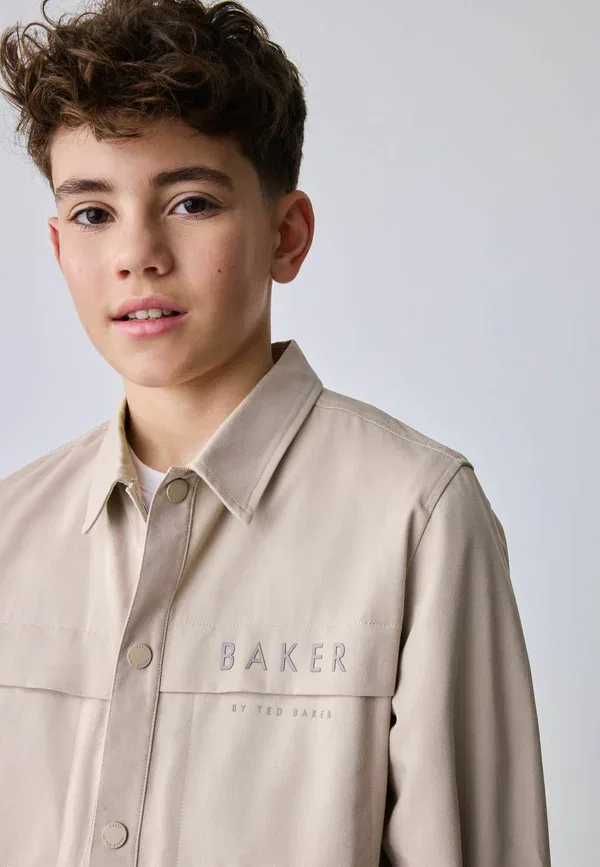 Классический крой - комплект из куртки и футболки - легкая куртка Baker By Ted Baker, цвет stone — фото 2