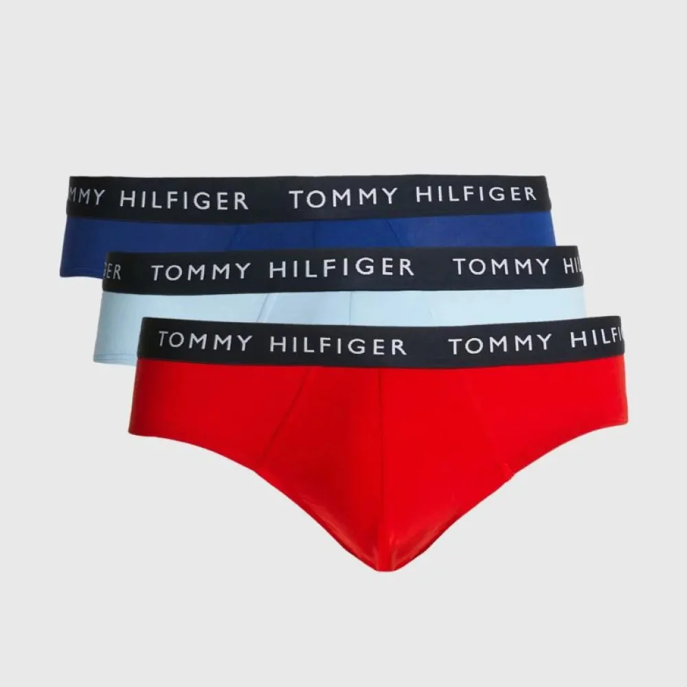 Комплект трусов Tommy Hilfiger Brief, 3 предмета, мультиколор
