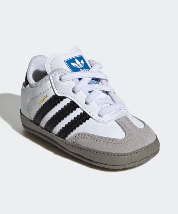 Кроссовки Samba Crib, Adidas Kids, белый — фото 2