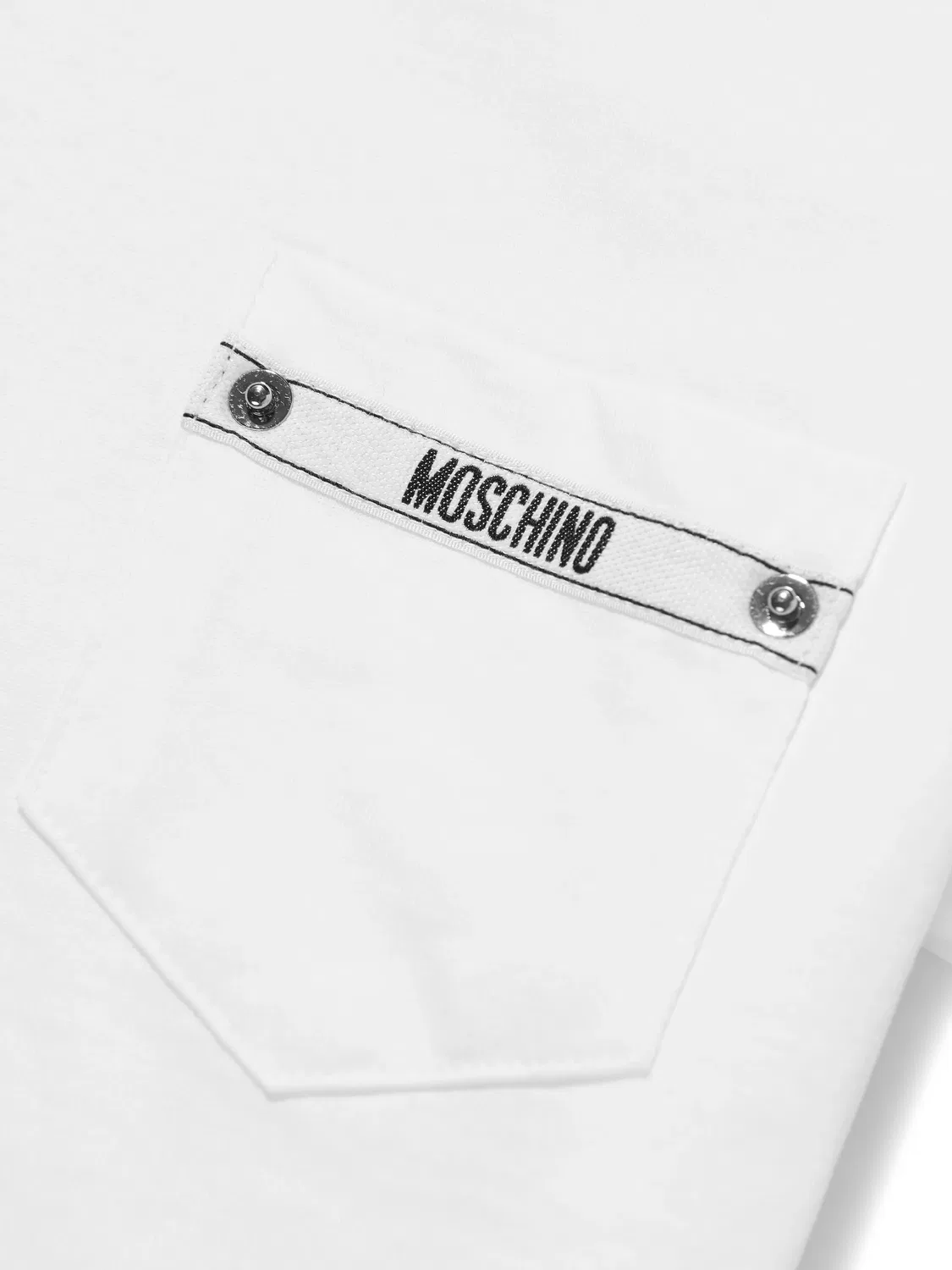 Футболка с нагрудным карманом Moschino, белый — фото 2