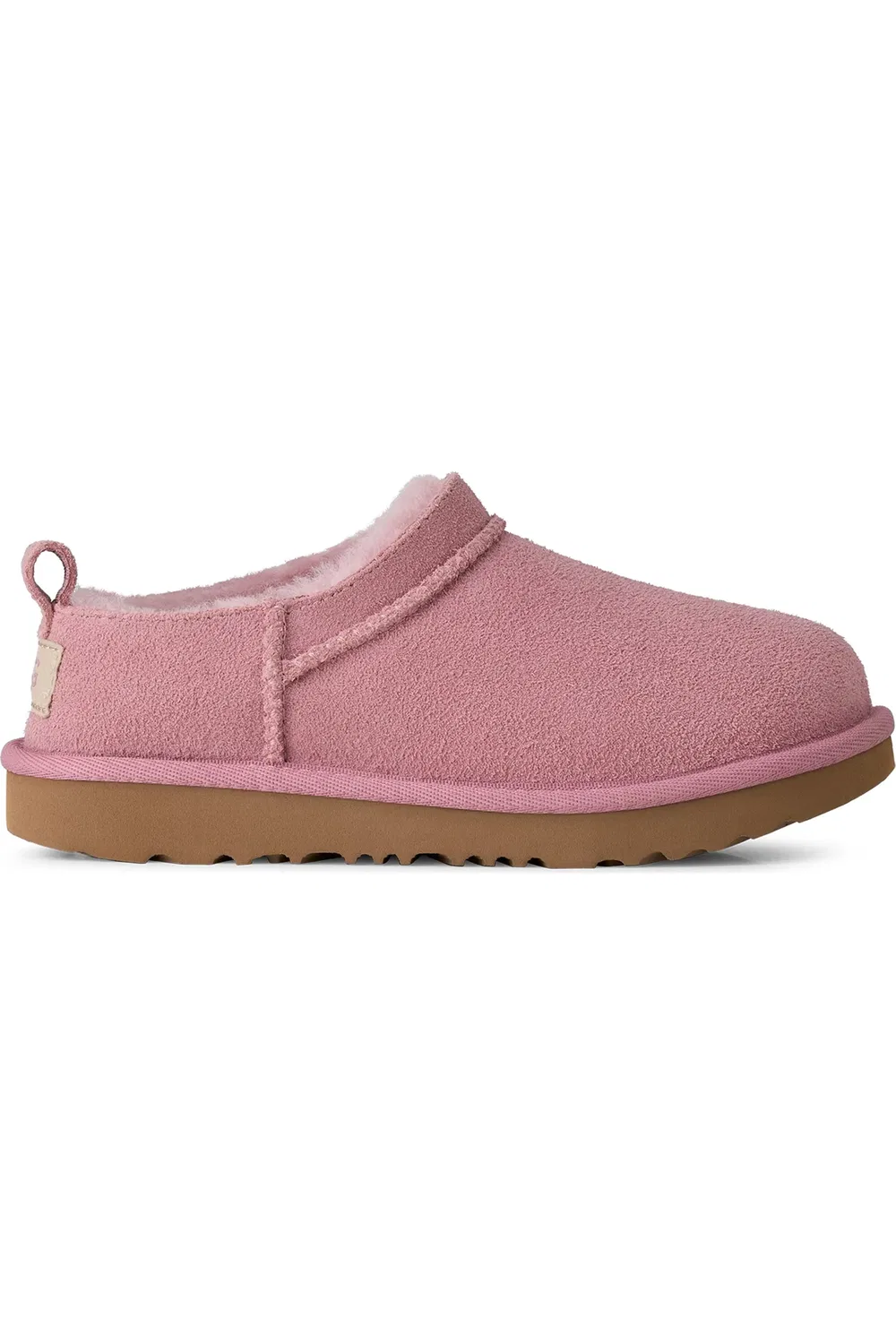 Детские сапоги-слипоны водоотталкивающие Classic Micro Leather UGG, Dusty Orchid — фото 3