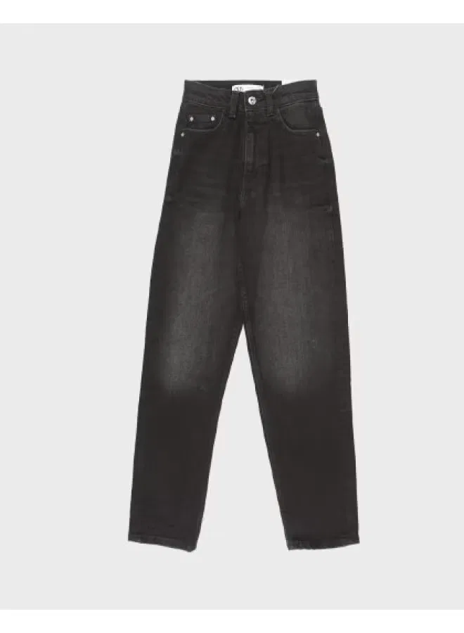 Джинсы состаренный эффект классические Zara, черный