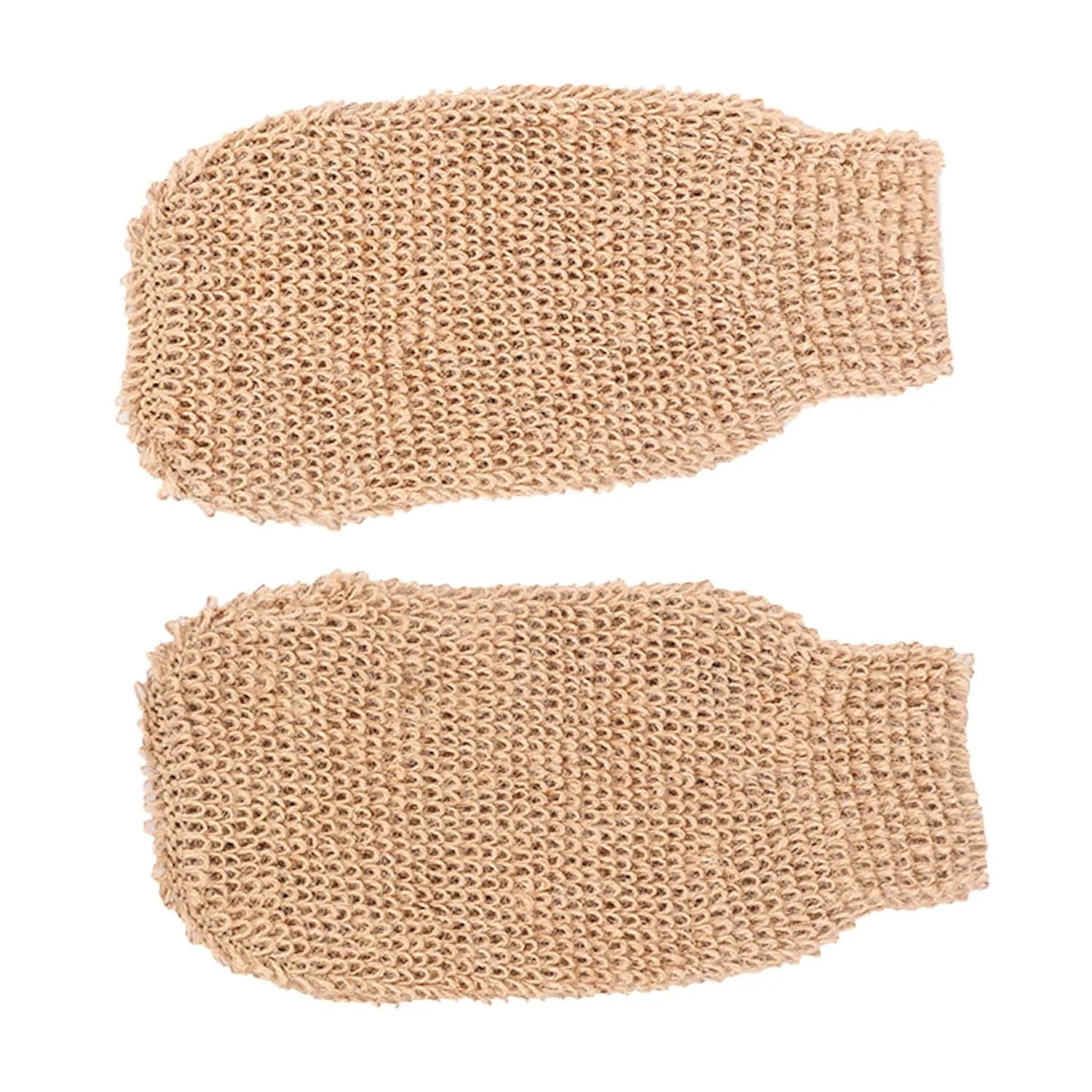 Abaodam Мочалка для пилинга тела, Abaodam, 2 шт, Beige
