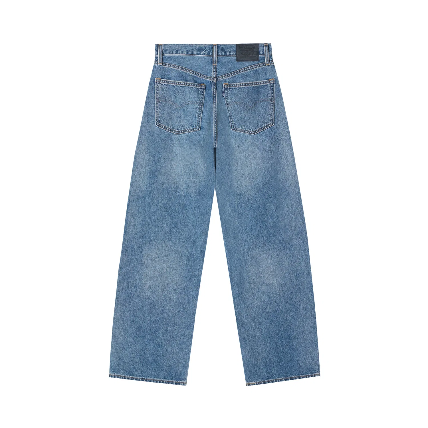 Женские джинсы Medium Blue скимитар-крой Levis, Medium Blue — фото 3