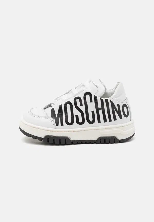 Детские кроссовки Moschino, белый/черный