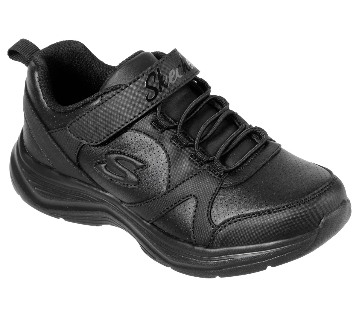 Детские кроссовки Glimmer Kicks - School Struts Skechers, черный — фото 4