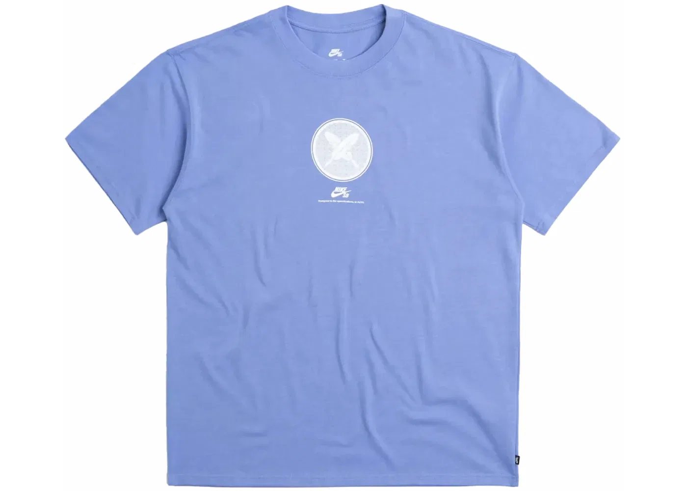 Мужская футболка с принтом Nike SB x Yuto Horigome Max90 Tee, Polar Blue/White