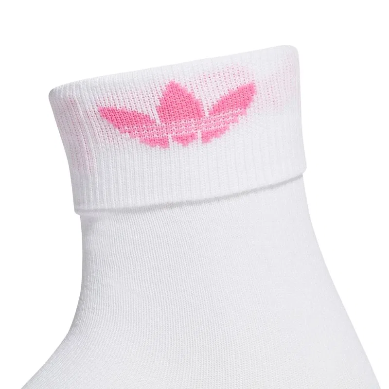 Детские носки с логотипом Adidas Originals, комплект из 3 пар, White — фото 4
