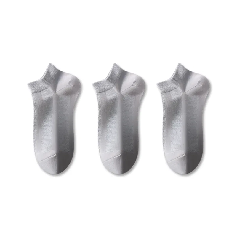 Детские носки-следки 5 пар Минималистичные MINISO, Light Gray