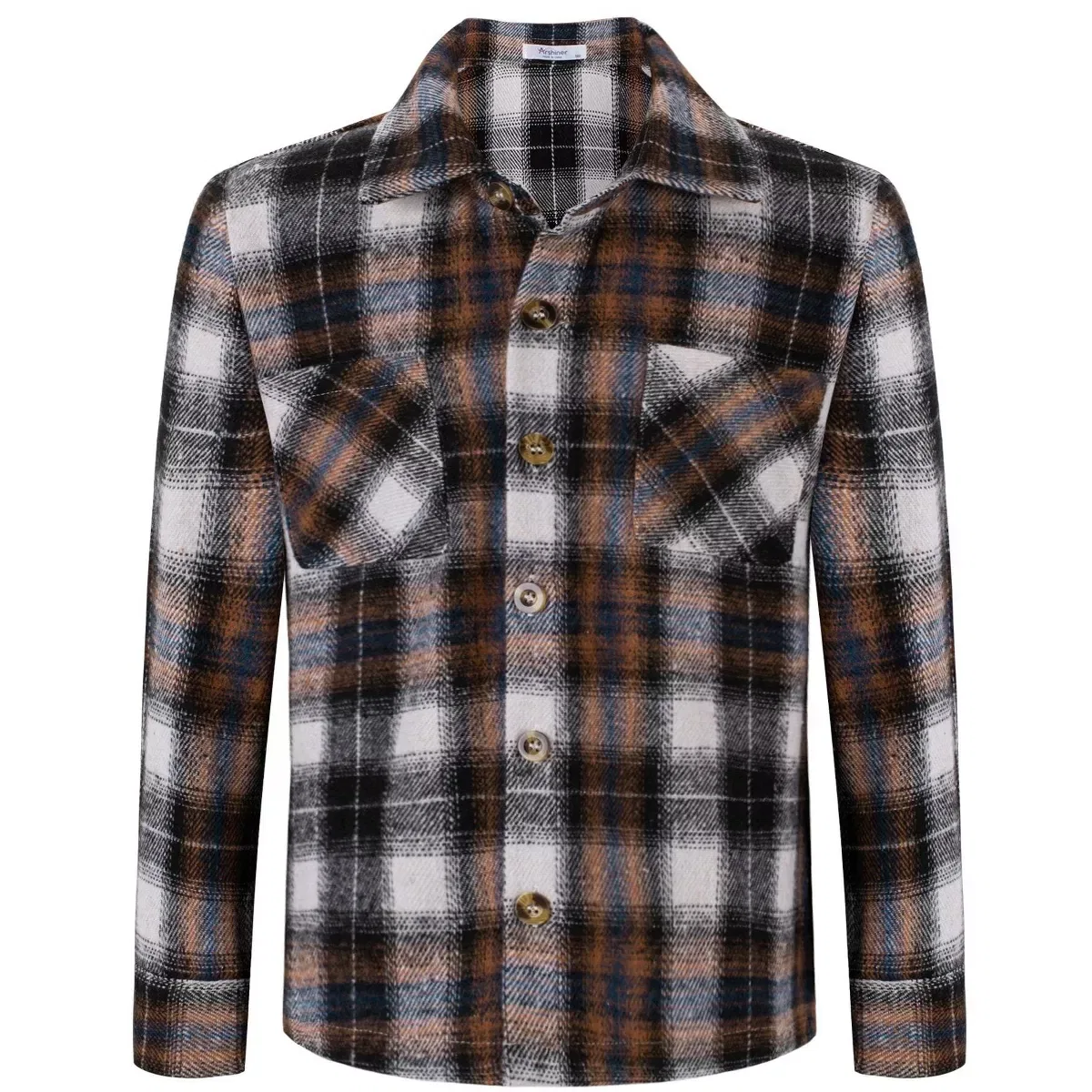 Детское рубашка с длинным рукавом Classic Fit Arshiner, Gw25
