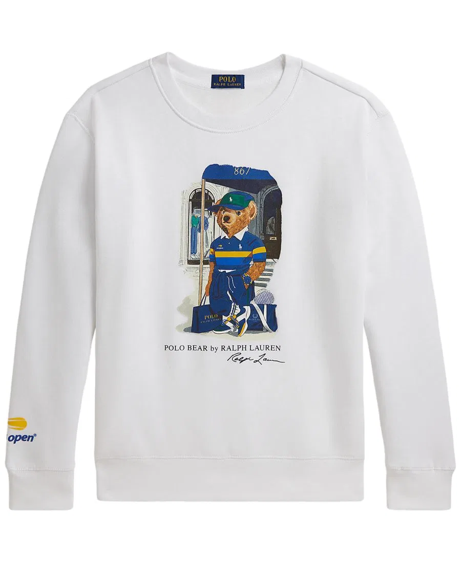 Свитшот с длинным рукавом Polo Bear US Open Polo Ralph Lauren, White