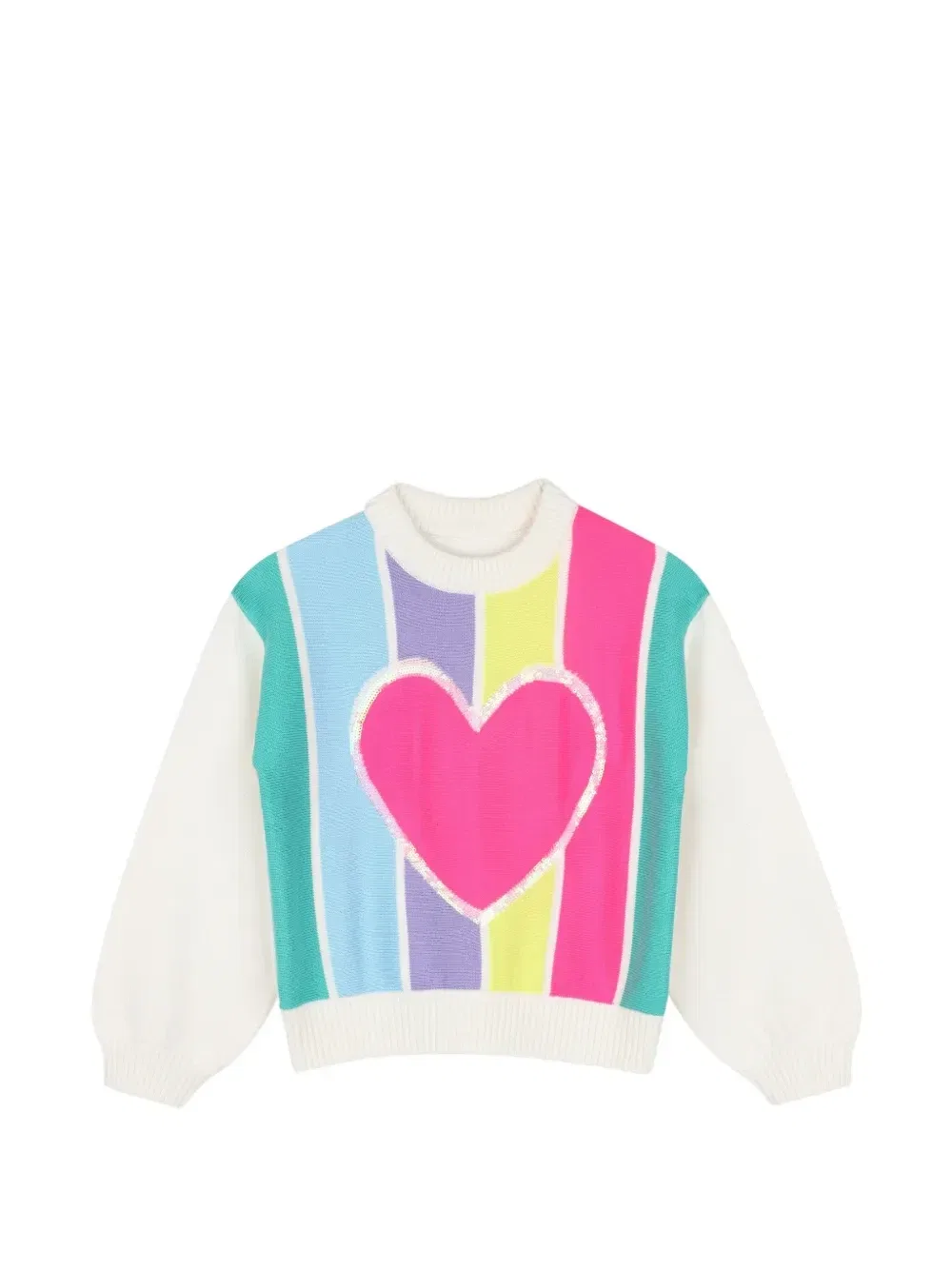 Свитер с пайетками Billieblush, белый