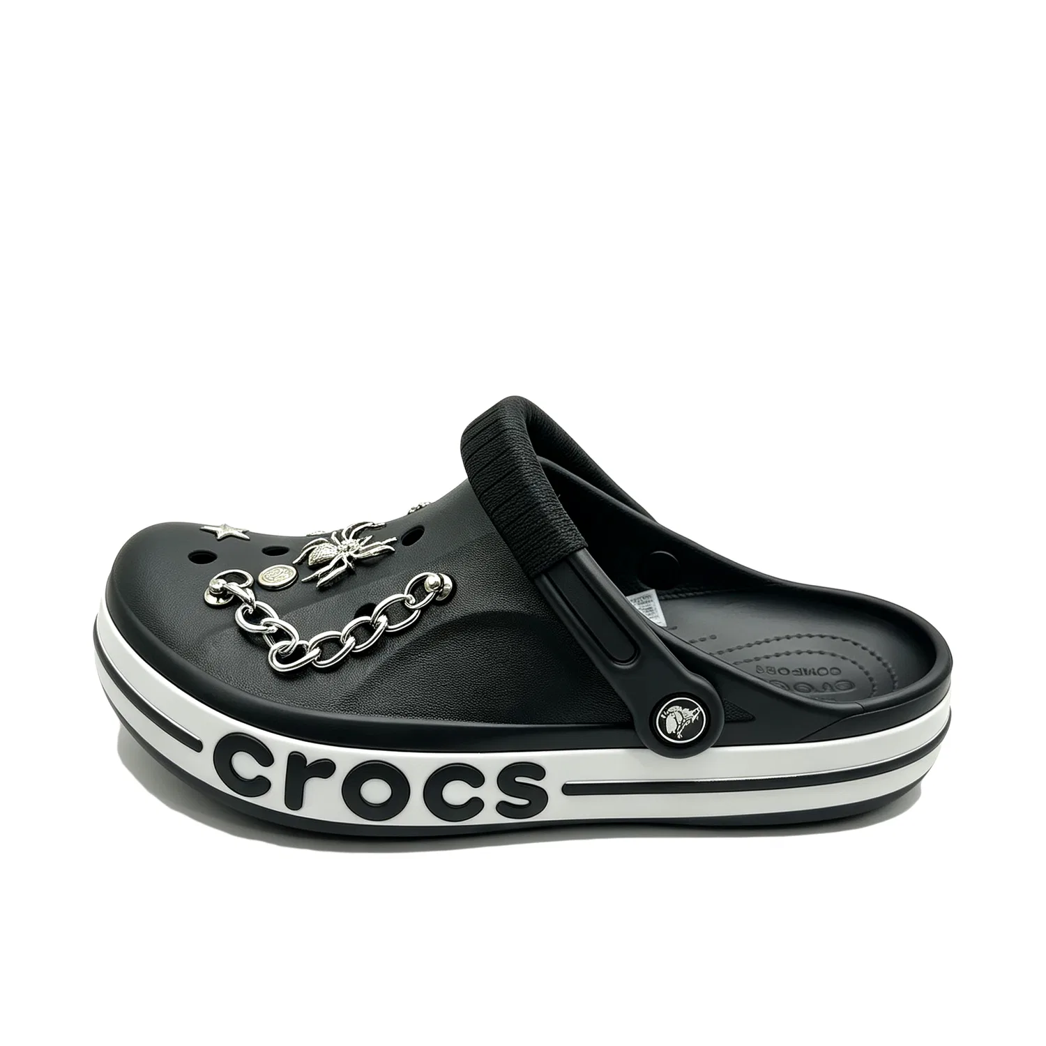 Детские сабо с принтом Bayaband Clog Crocs, Black