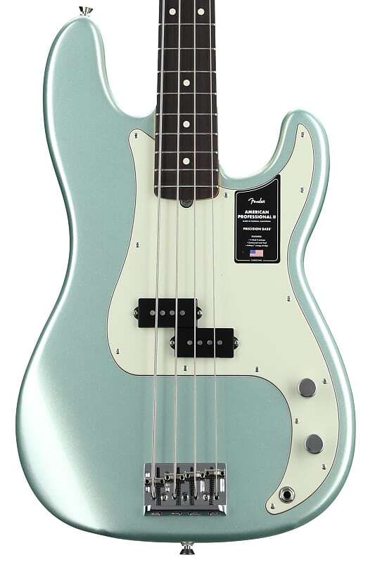 

Бас-гитара Fender American Professional II Precision Bass — Mystic Surf Green с палисандровой накладкой 0193930718