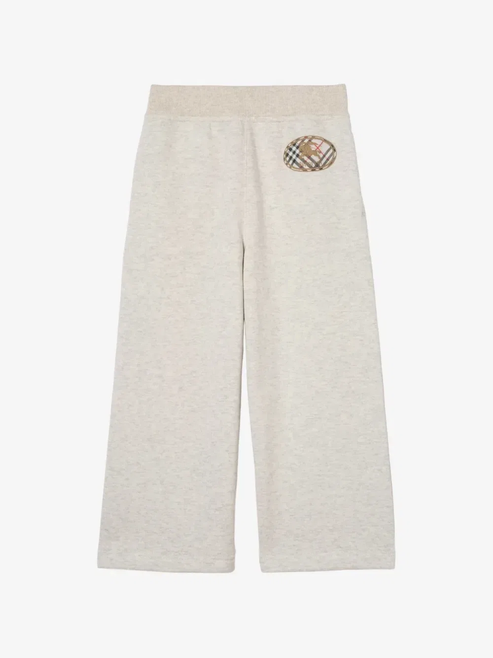 Клетчатые хлопковые брюки Knight Burberry Kids, бежевый