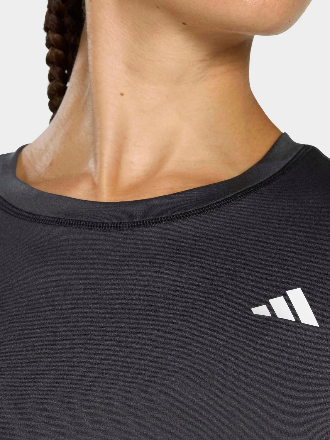 Футболка с круглым вырезом Workout Essentials adidas, черный — фото 3