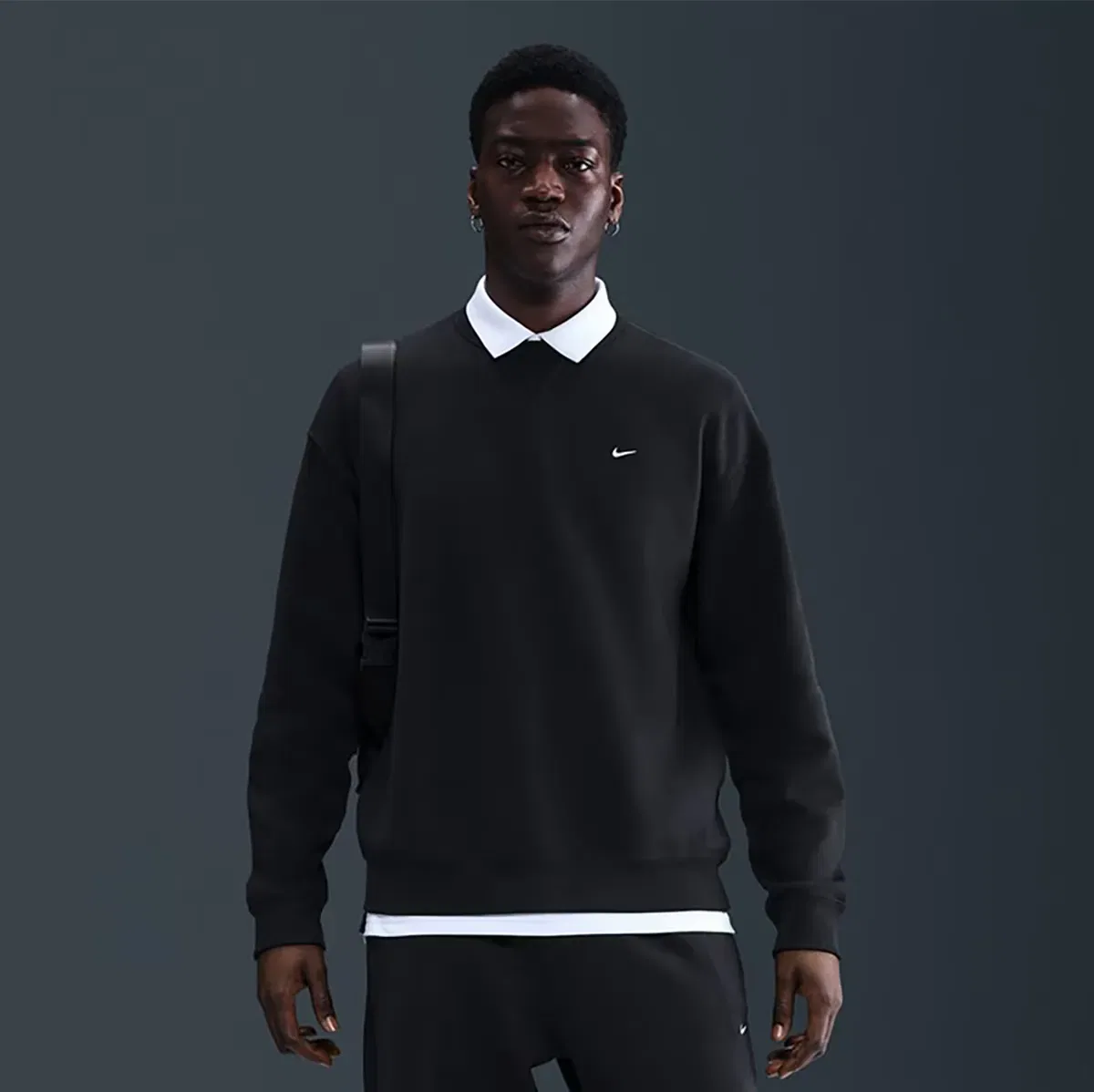 Мужская толстовка из флиса Nike, Цвет Negro
