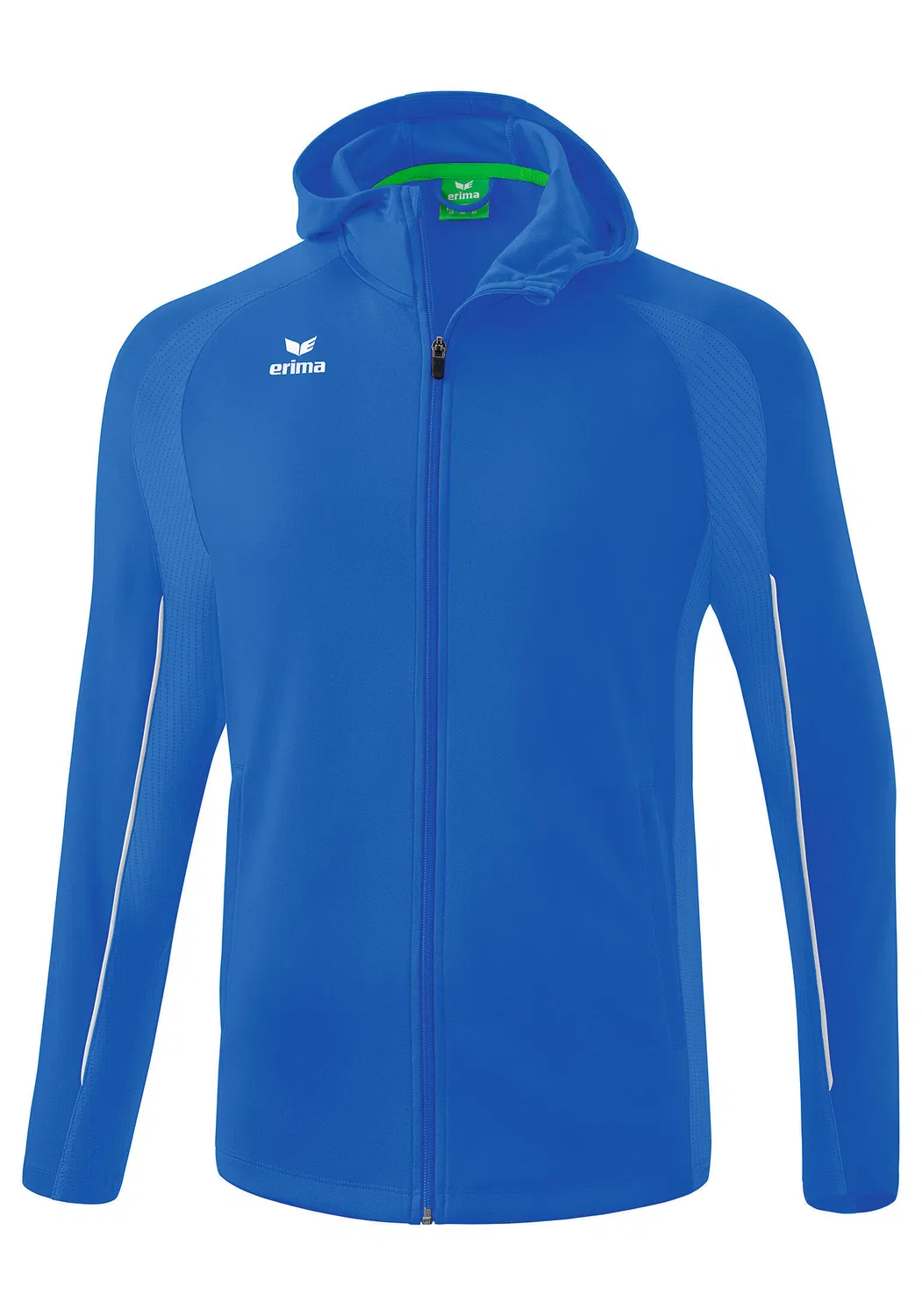 Детская тренировочная куртка с капюшоном Liga Star Erima, Blau Weiss