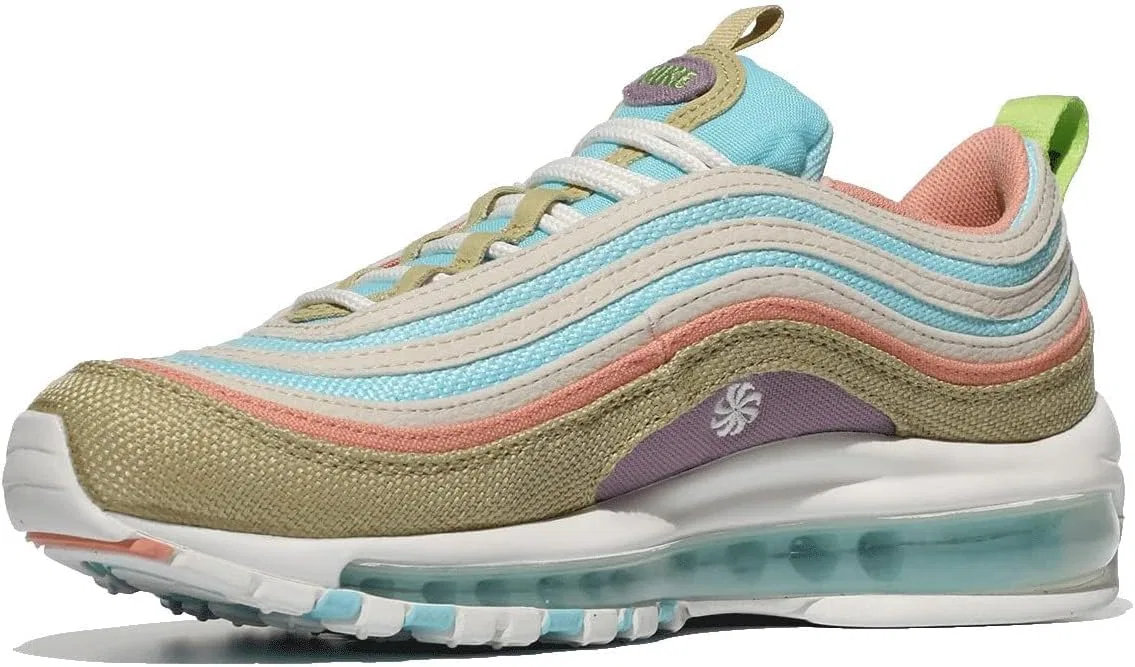 Детские кроссовки для мальчиков Air Max 97 Nike, Copa/Sail/Wheat Grass