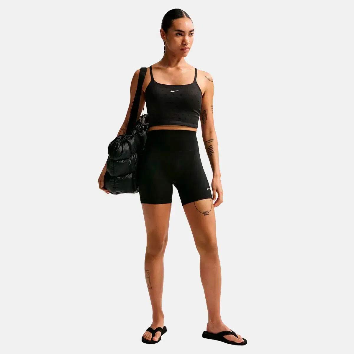 Женские шорты для бега с высокой посадкой Nike DF One HR 5In, Negro